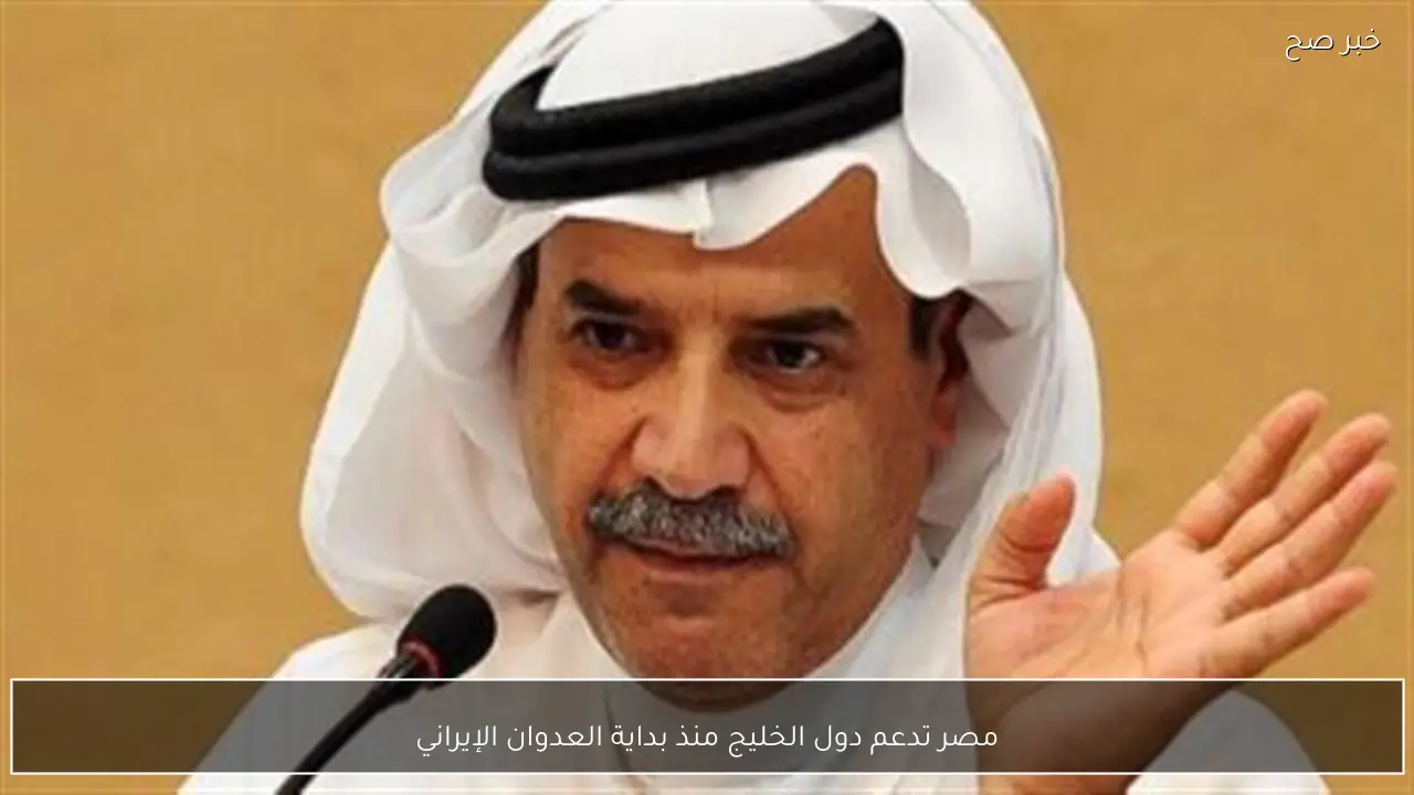 مصر تدعم دول الخليج منذ بداية العدوان الإيراني