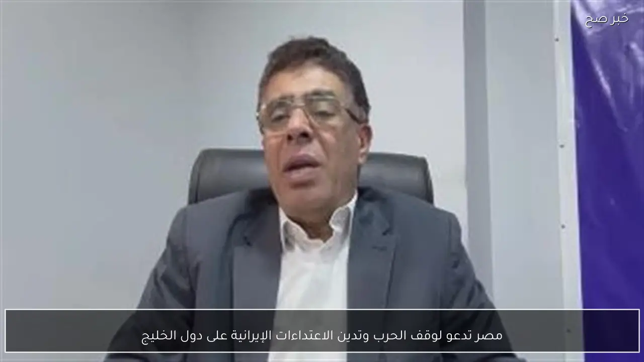 مصر تدعو لوقف الحرب وتدين الاعتداءات الإيرانية على دول الخليج