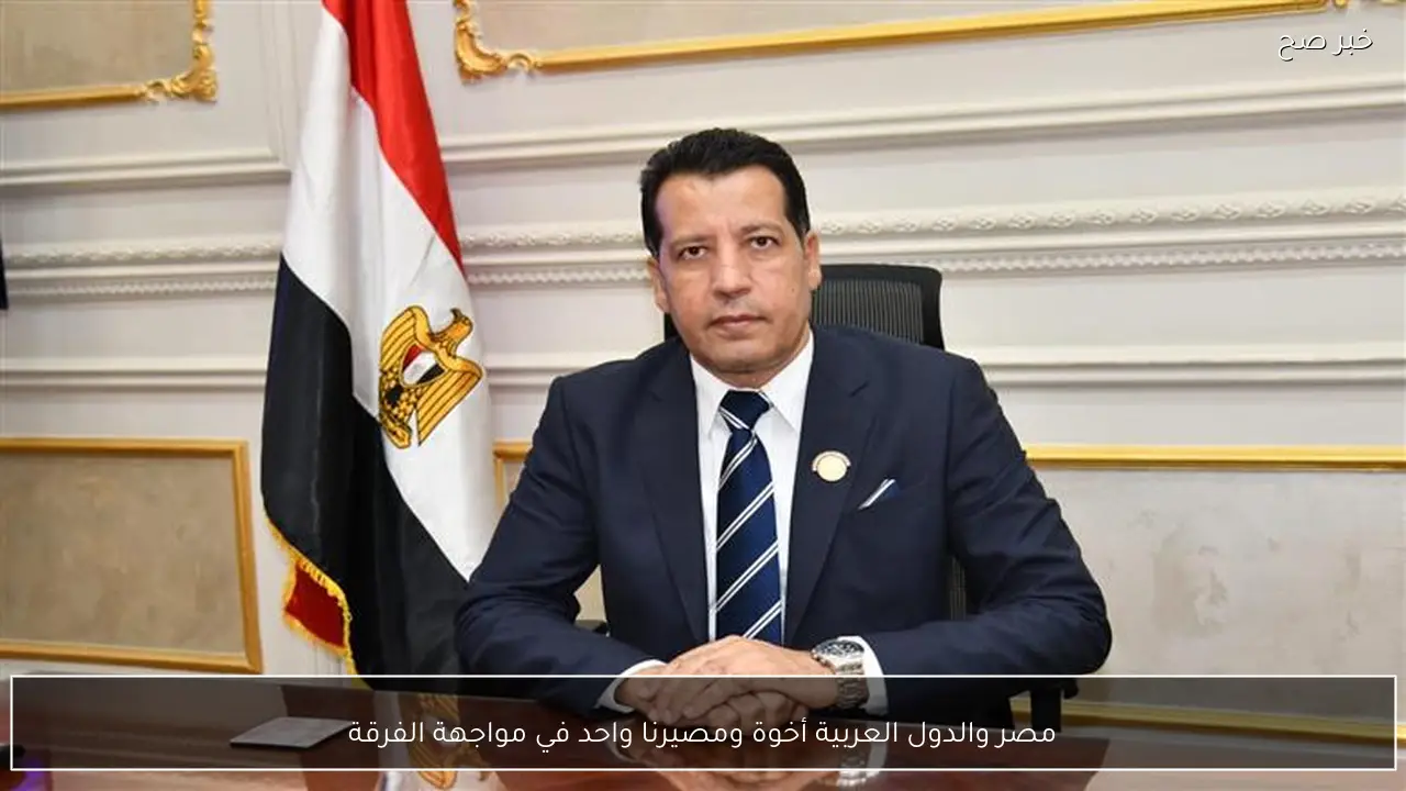 مصر والدول العربية أخوة ومصيرنا واحد في مواجهة الفرقة