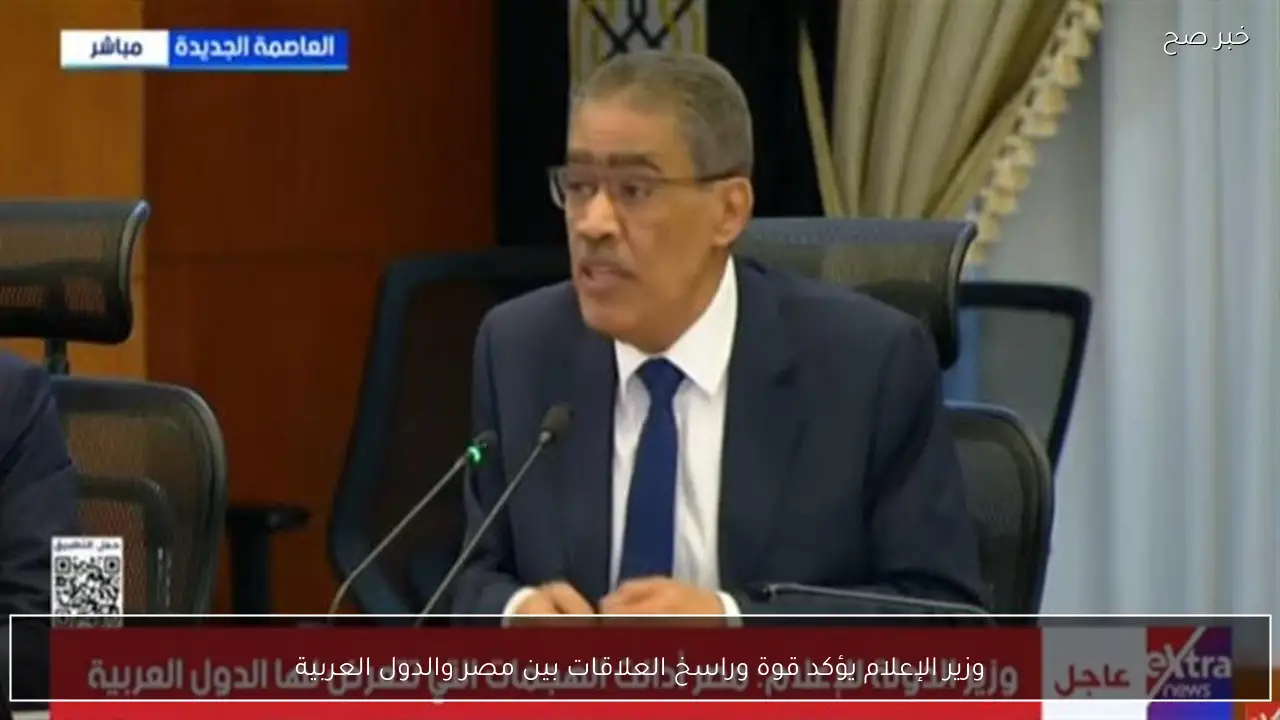 وزير الإعلام يؤكد قوة وراسخ العلاقات بين مصر والدول العربية