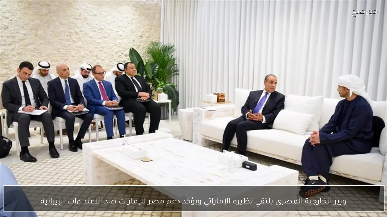 وزير الخارجية المصري يلتقي نظيره الإماراتي ويؤكد دعم مصر للإمارات ضد الاعتداءات الإيرانية
