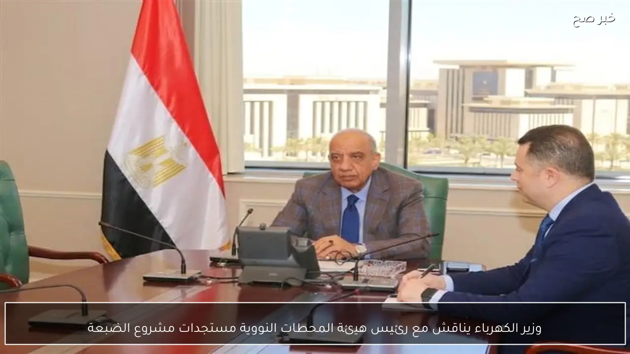 وزير الكهرباء يناقش مع رئيس هيئة المحطات النووية مستجدات مشروع الضبعة