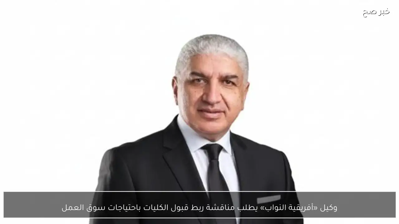 وكيل «أفريقية النواب» يطلب مناقشة ربط قبول الكليات باحتياجات سوق العمل