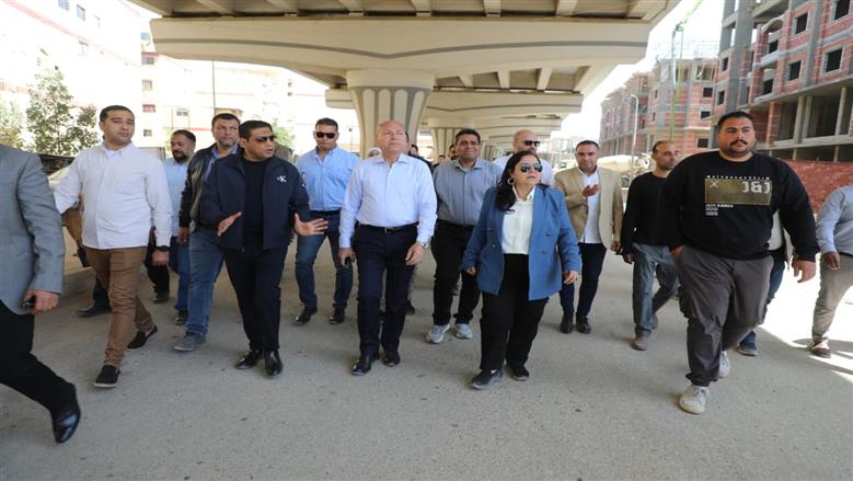 محافظ القاهرة، يتفقد مشروع تطوير وإعادة تسكين مدينة الأمل الجديدة