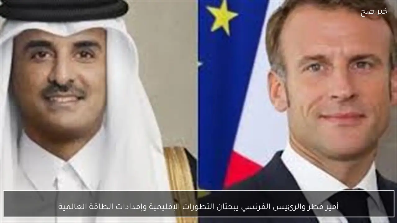 أمير قطر والرئيس الفرنسي يبحثان التطورات الإقليمية وإمدادات الطاقة العالمية