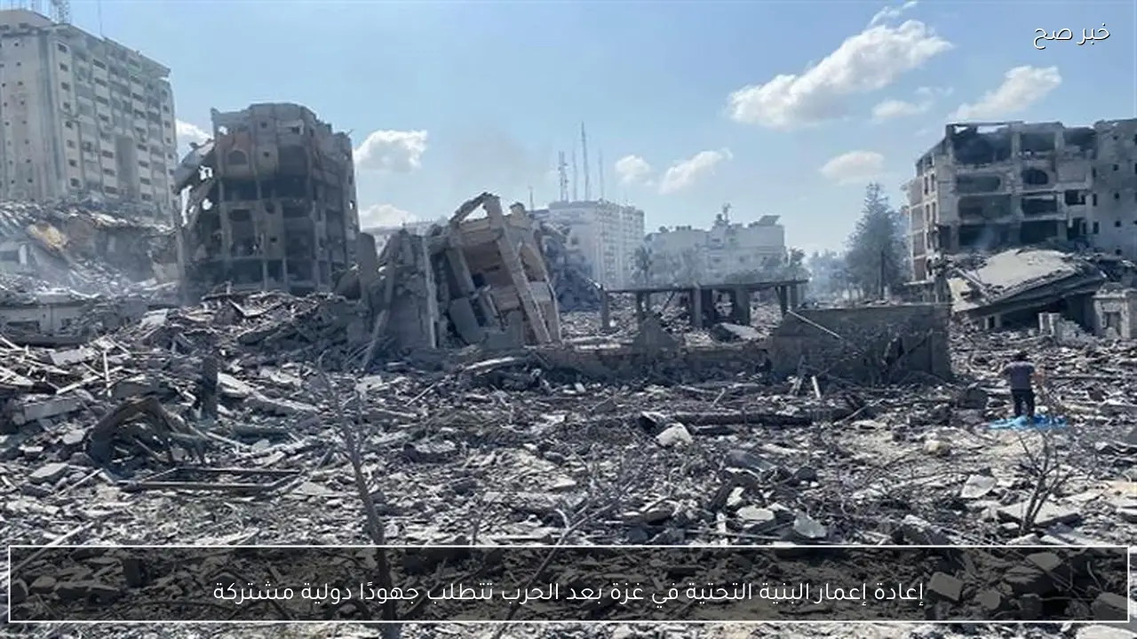 إعادة إعمار البنية التحتية في غزة بعد الحرب تتطلب جهودًا دولية مشتركة