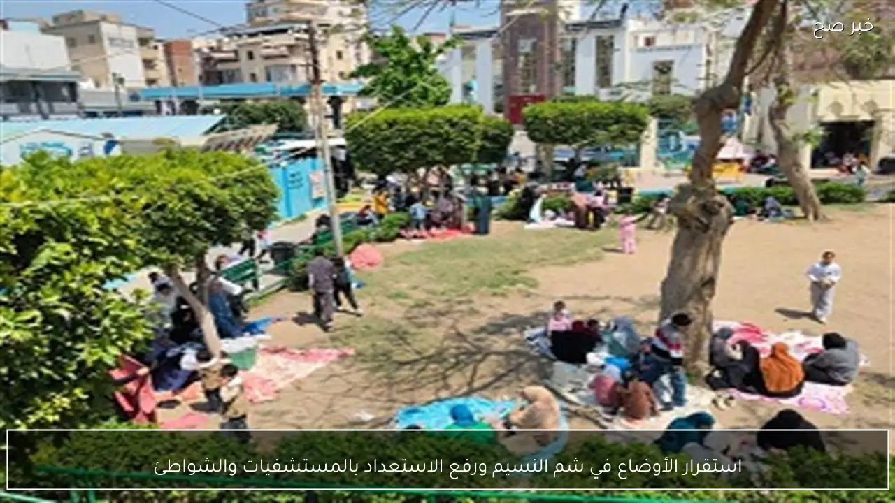 استقرار الأوضاع في شم النسيم ورفع الاستعداد بالمستشفيات والشواطئ