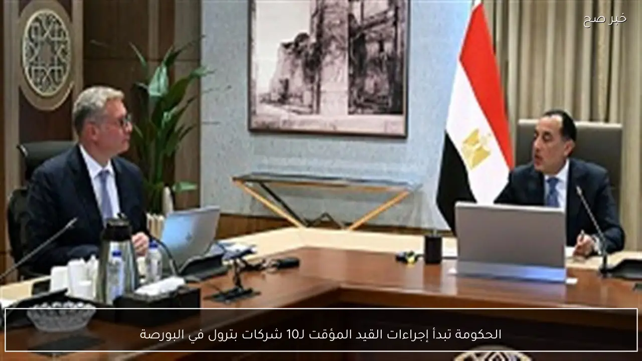 الحكومة تبدأ إجراءات القيد المؤقت لـ10 شركات بترول في البورصة