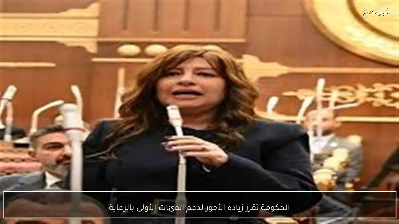 الحكومة تقرر زيادة الأجور لدعم الفئات الأولى بالرعاية