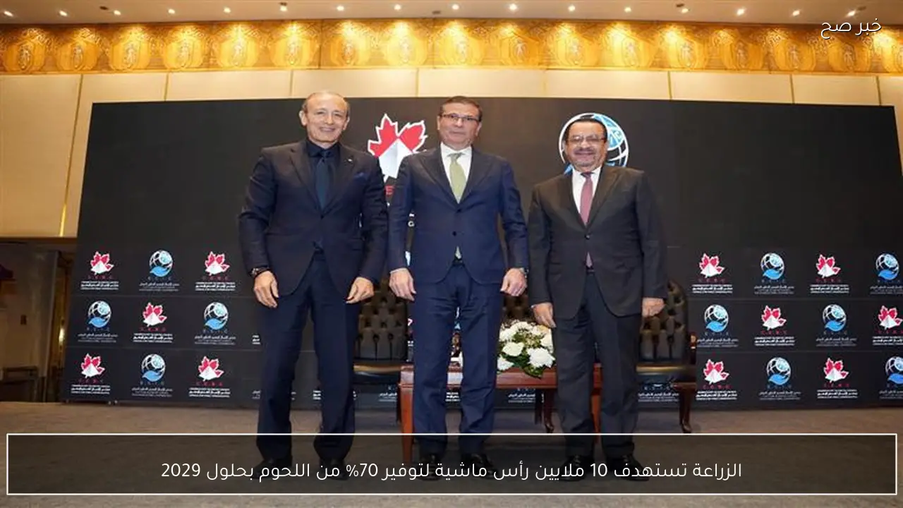 الزراعة تستهدف 10 ملايين رأس ماشية لتوفير 70% من اللحوم بحلول 2029