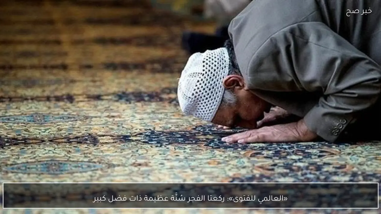 «العالمي للفتوى»: ركعتا الفجر سُنَّة عظيمة ذات فضل كبير