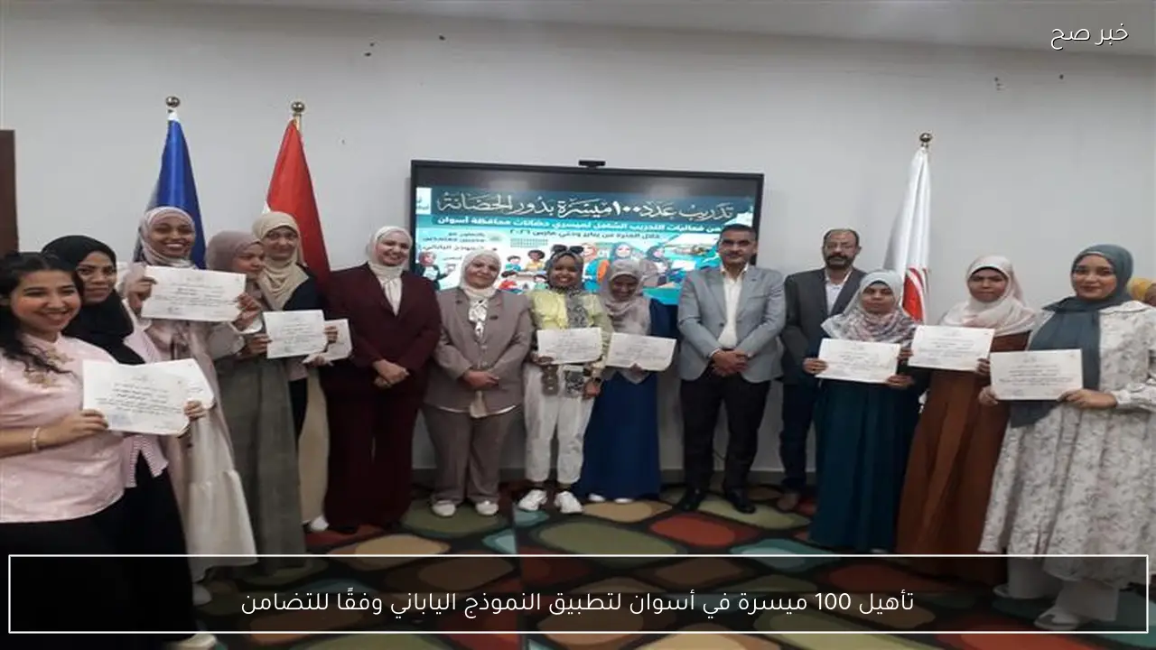 تأهيل 100 ميسرة في أسوان لتطبيق النموذج الياباني وفقًا للتضامن
