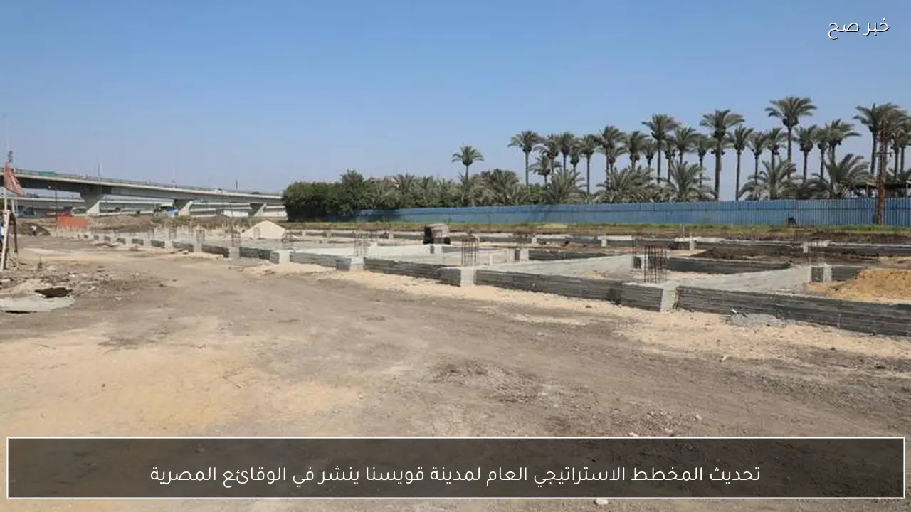 تحديث المخطط الاستراتيجي العام لمدينة قويسنا ينشر في الوقائع المصرية