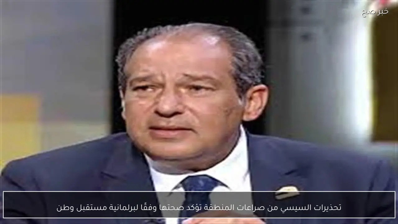 تحذيرات السيسي من صراعات المنطقة تؤكد صحتها وفقًا لبرلمانية مستقبل وطن