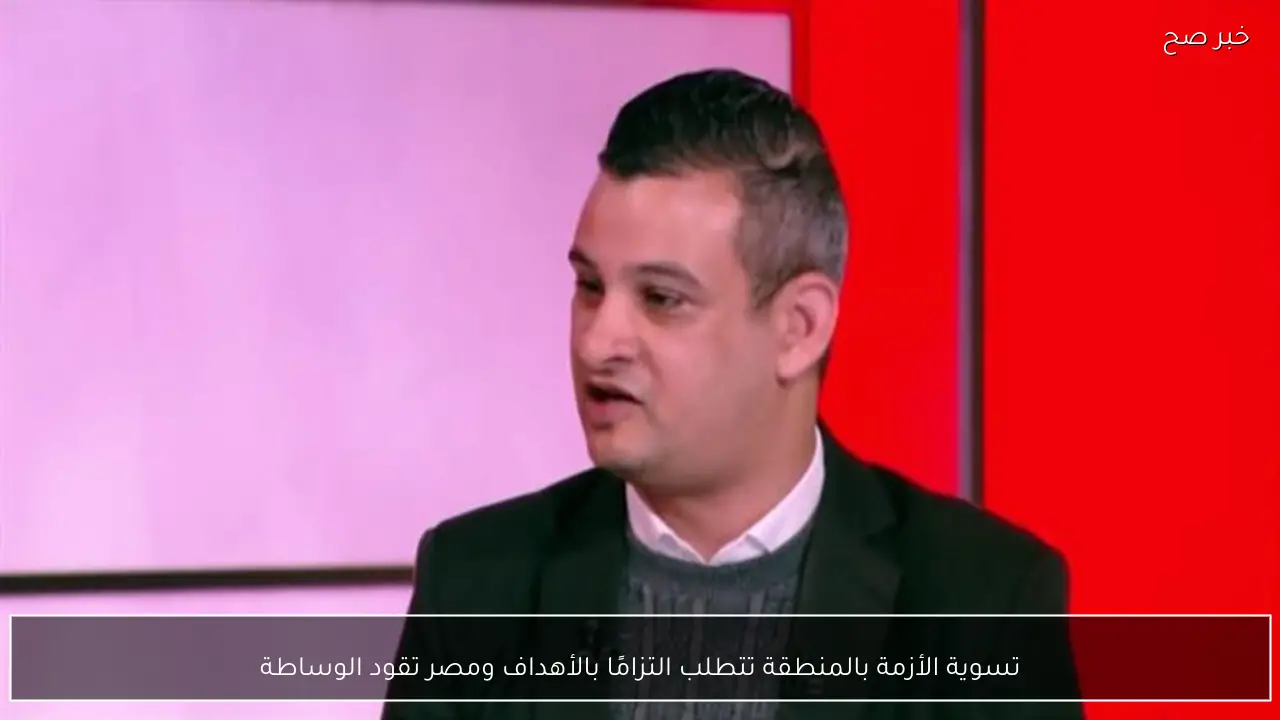 تسوية الأزمة بالمنطقة تتطلب التزامًا بالأهداف ومصر تقود الوساطة