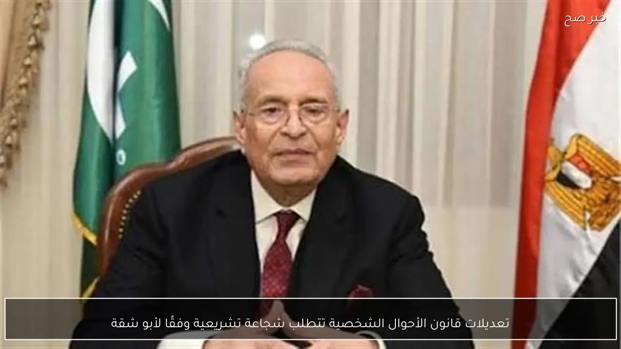 تعديلات قانون الأحوال الشخصية تتطلب شجاعة تشريعية وفقًا لأبو شقة