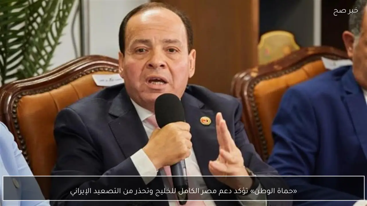 «حماة الوطن» تؤكد دعم مصر الكامل للخليج وتحذر من التصعيد الإيراني