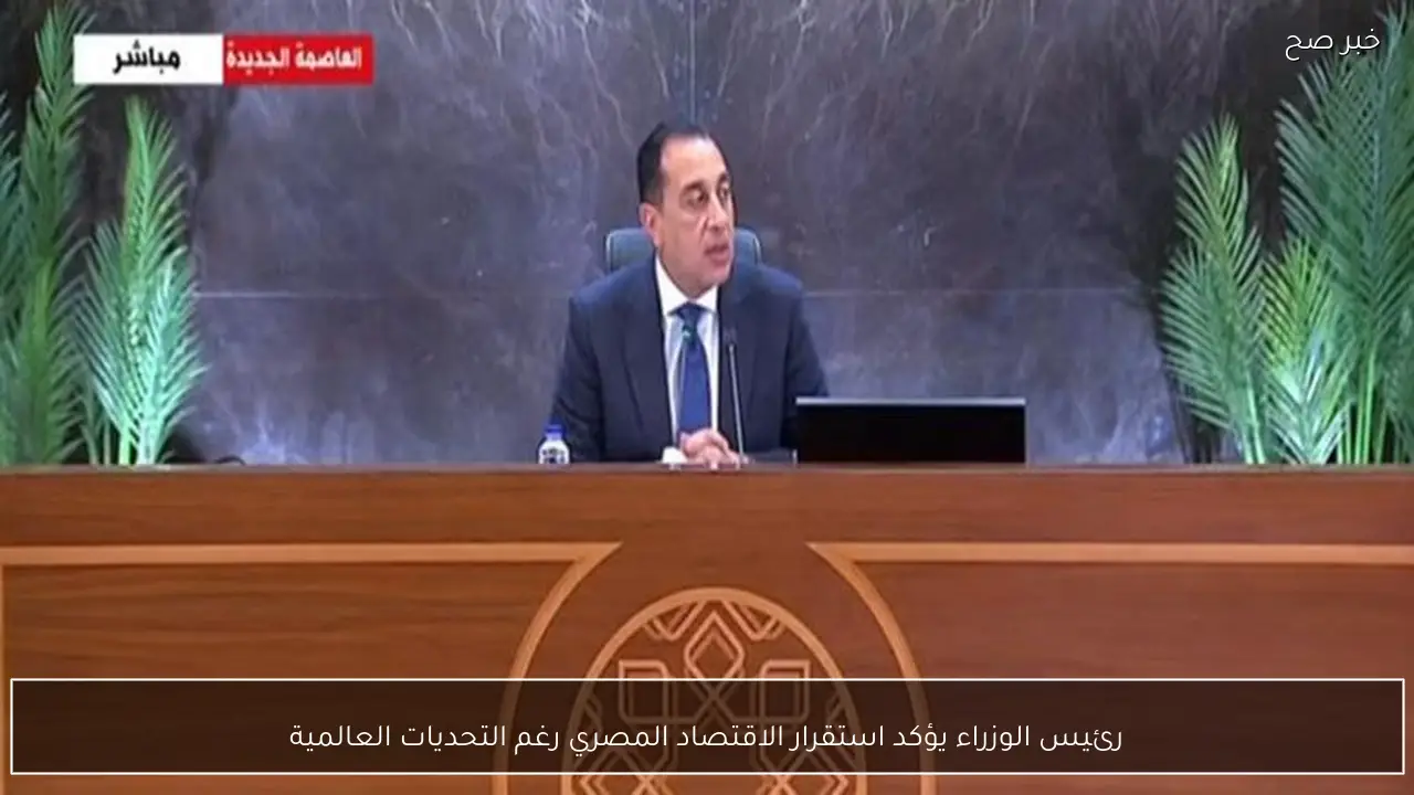 رئيس الوزراء يؤكد استقرار الاقتصاد المصري رغم التحديات العالمية