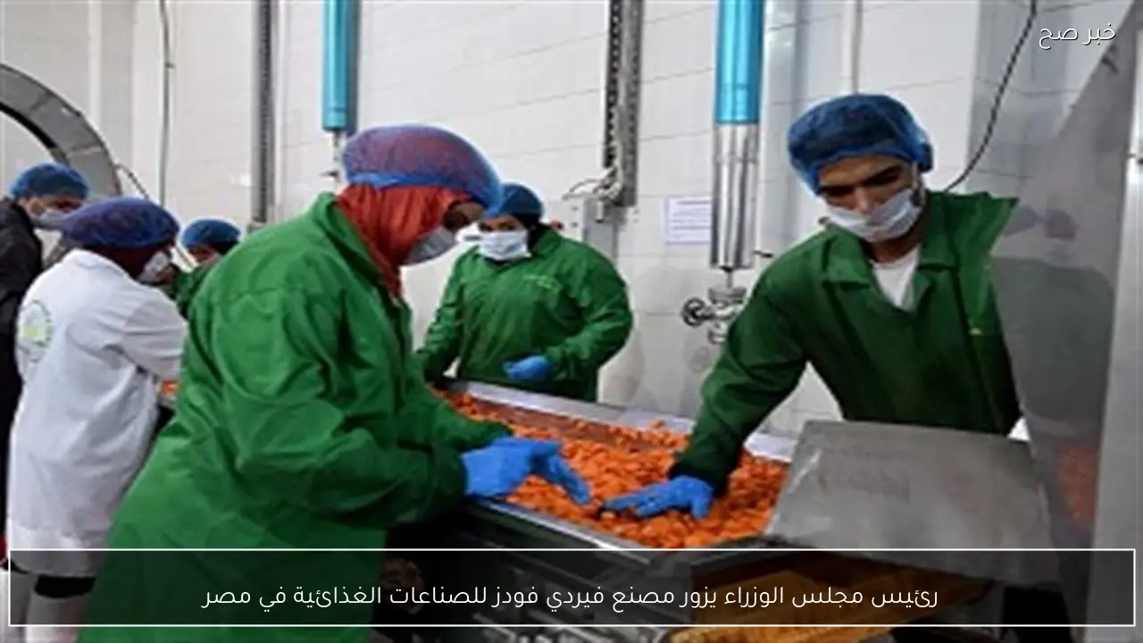 رئيس مجلس الوزراء يزور مصنع فيردي فودز للصناعات الغذائية في مصر