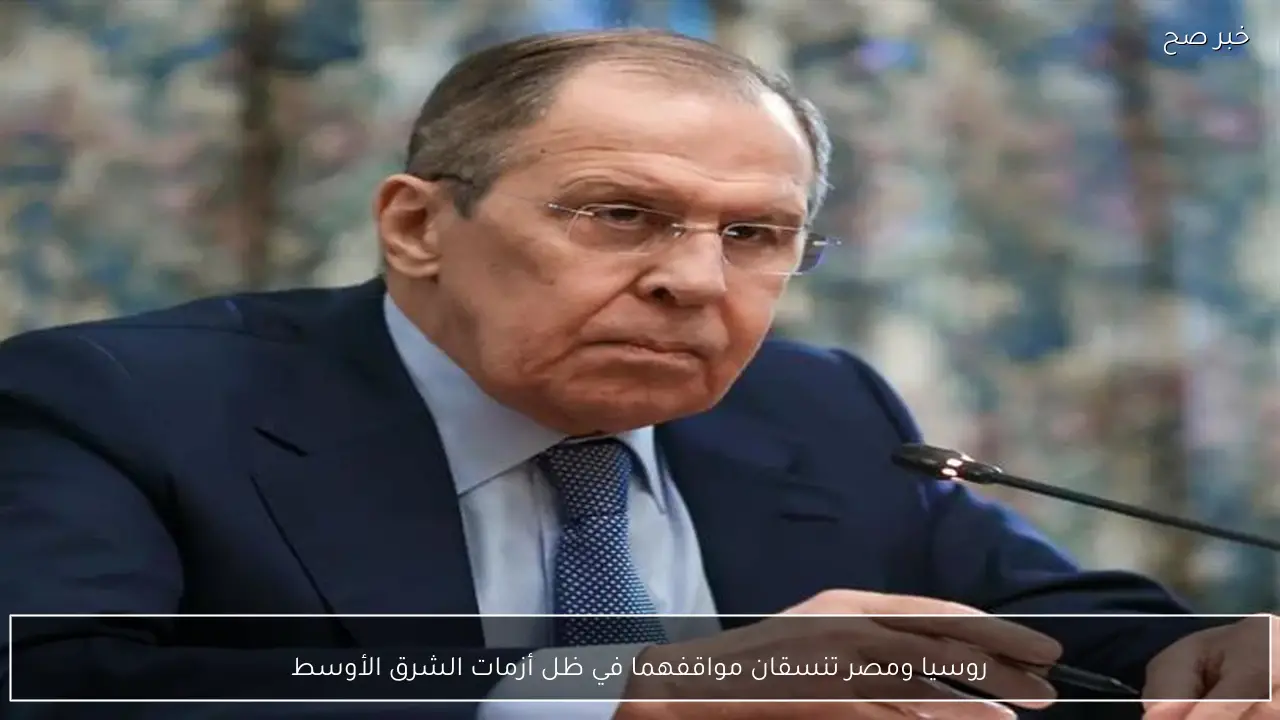 روسيا ومصر تنسقان مواقفهما في ظل أزمات الشرق الأوسط