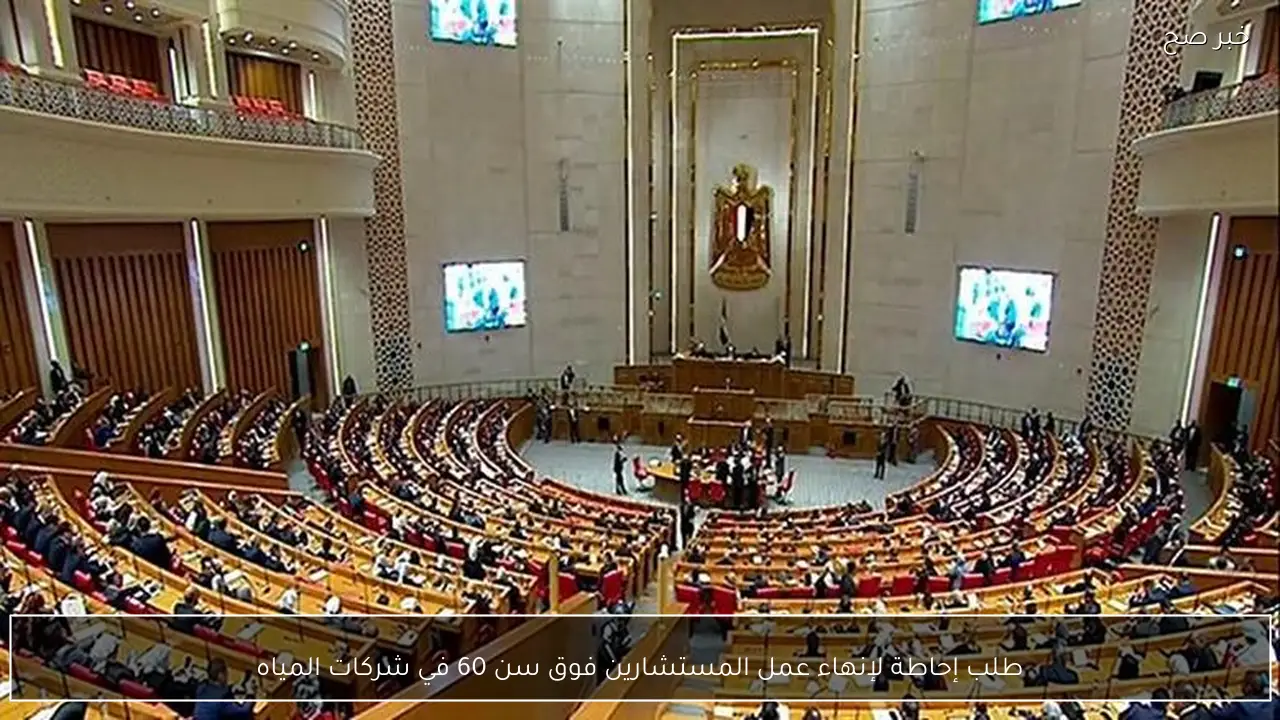 طلب إحاطة لإنهاء عمل المستشارين فوق سن 60 في شركات المياه