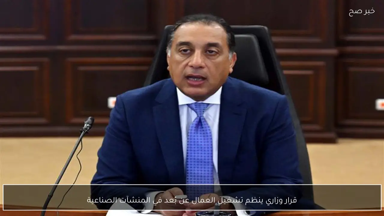 قرار وزاري ينظم تشغيل العمال عن بُعد في المنشآت الصناعية