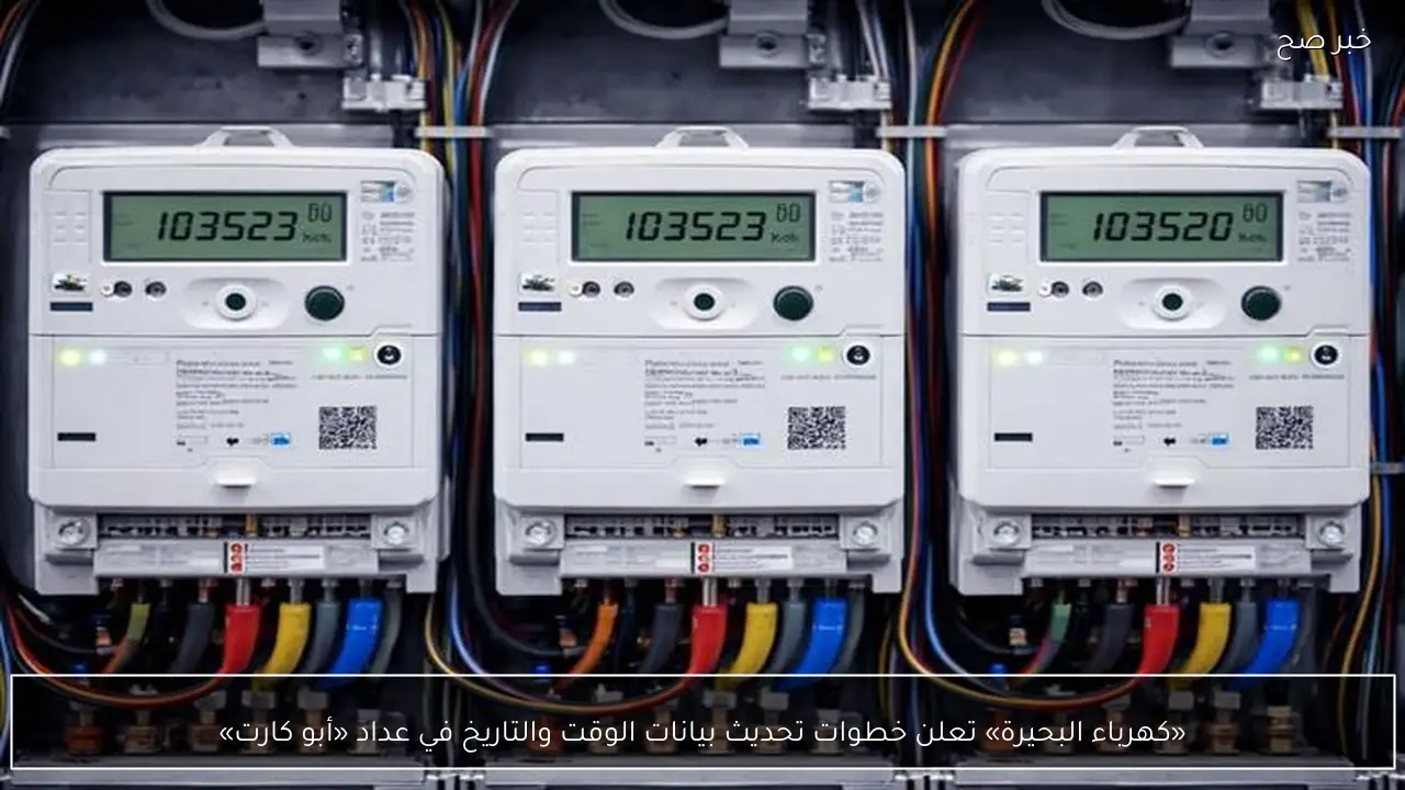 «كهرباء البحيرة» تعلن خطوات تحديث بيانات الوقت والتاريخ في عداد «أبو كارت»