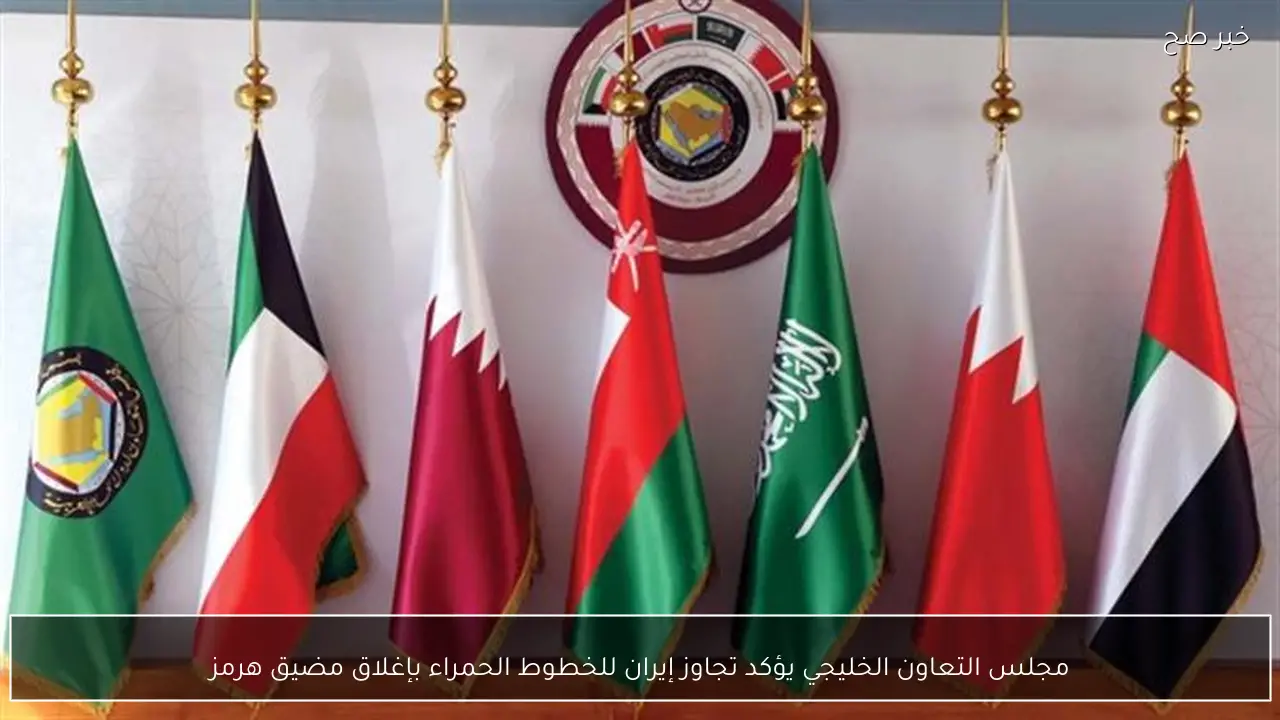 مجلس التعاون الخليجي يؤكد تجاوز إيران للخطوط الحمراء بإغلاق مضيق هرمز