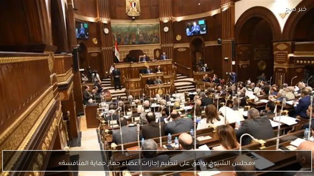 «مجلس الشيوخ يوافق على تنظيم إجازات أعضاء جهاز حماية المنافسة»