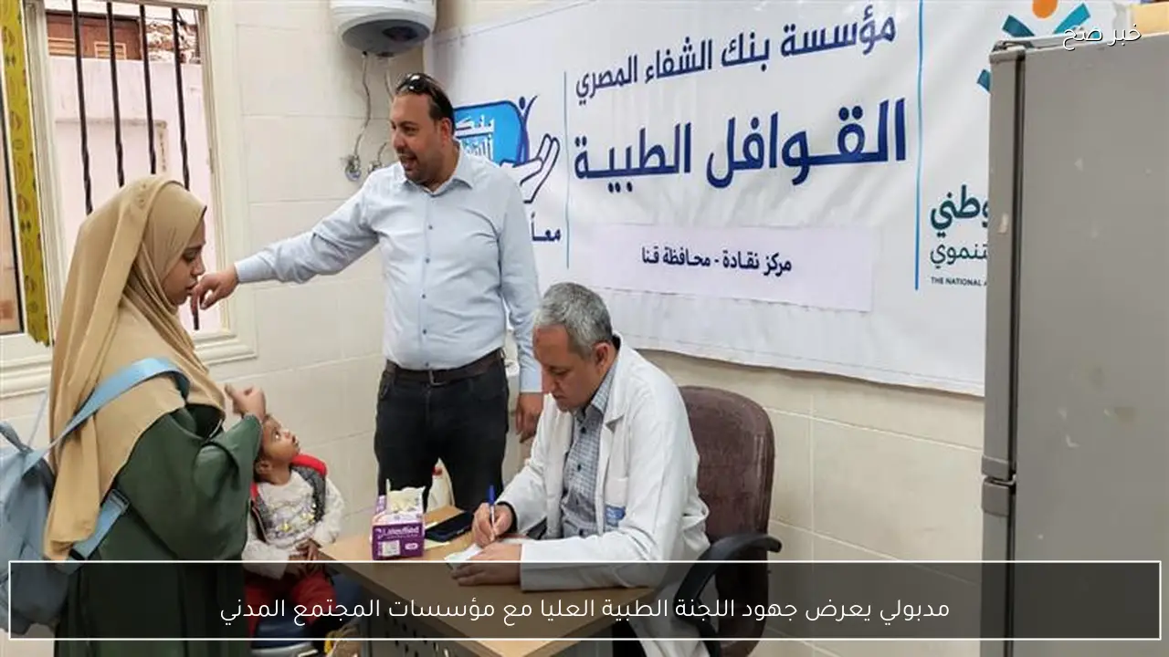 مدبولي يعرض جهود اللجنة الطبية العليا مع مؤسسات المجتمع المدني