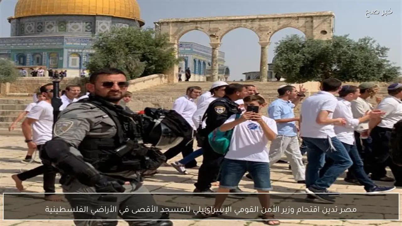 مصر تدين اقتحام وزير الأمن القومي الإسرائيلي للمسجد الأقصى في الأراضي الفلسطينية