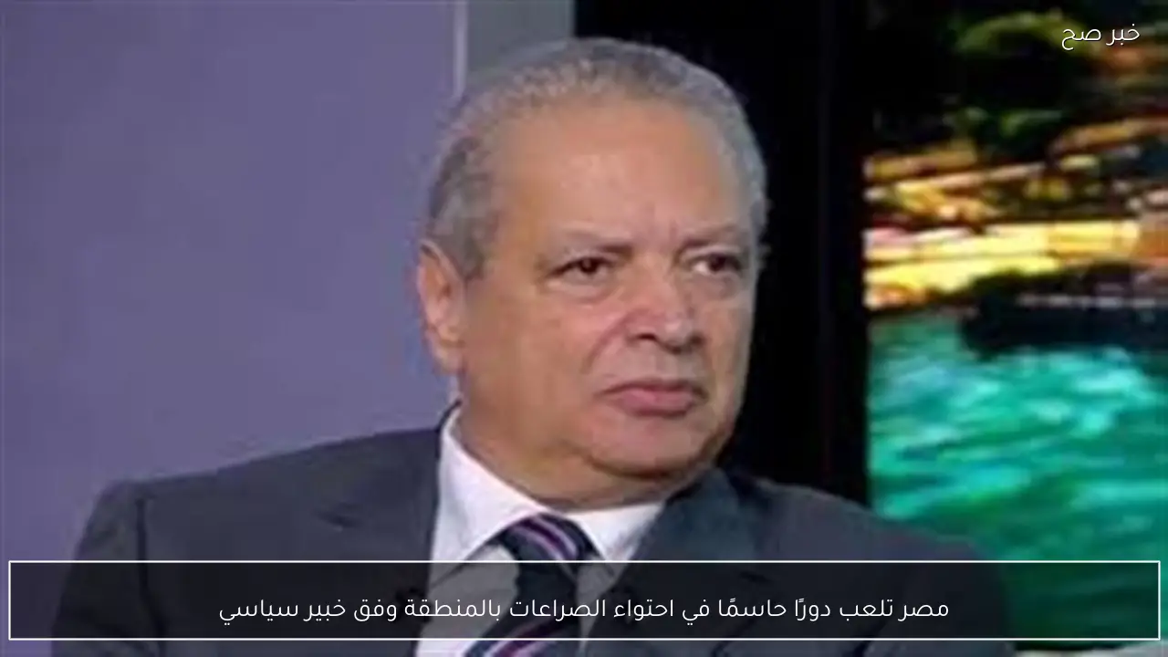 مصر تلعب دورًا حاسمًا في احتواء الصراعات بالمنطقة وفق خبير سياسي