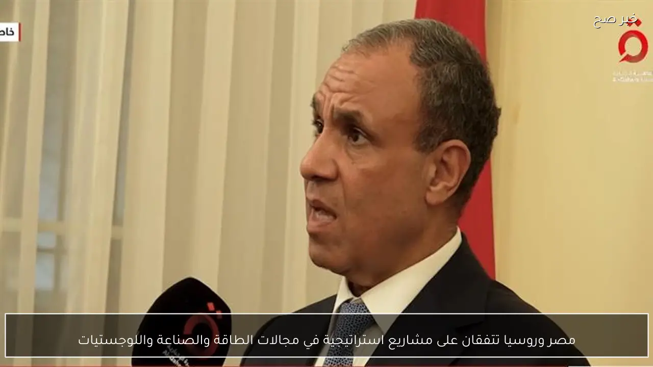 مصر وروسيا تتفقان على مشاريع استراتيجية في مجالات الطاقة والصناعة واللوجستيات