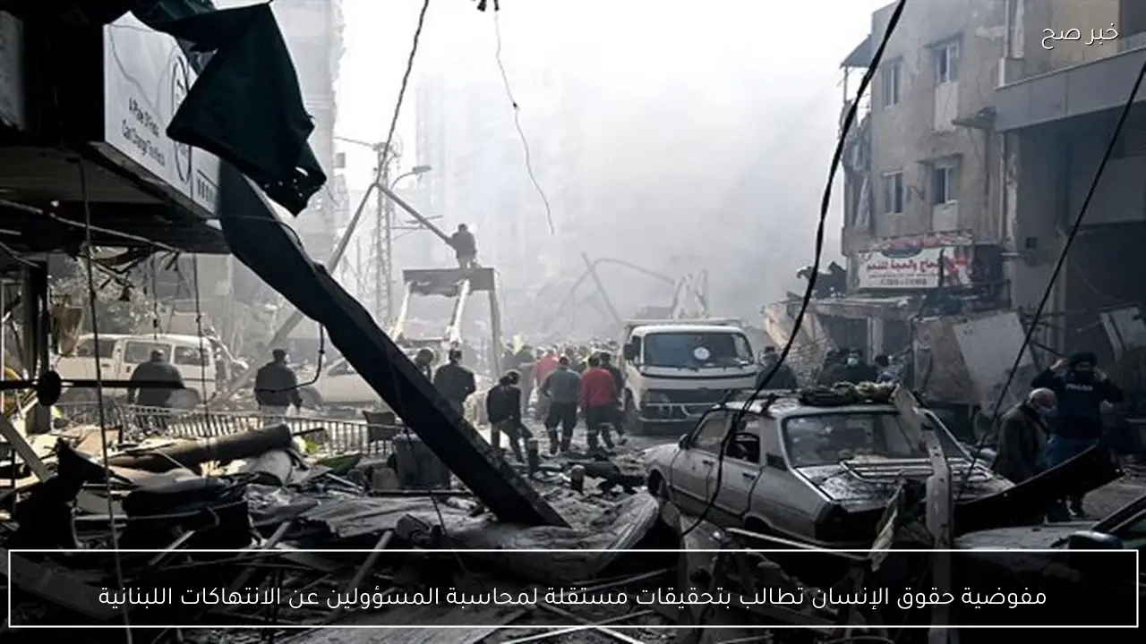 مفوضية حقوق الإنسان تطالب بتحقيقات مستقلة لمحاسبة المسؤولين عن الانتهاكات اللبنانية