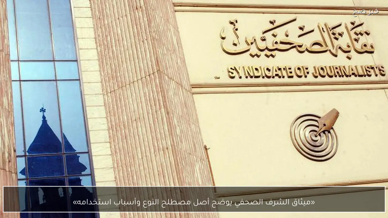 «ميثاق الشرف الصحفي يوضح أصل مصطلح النوع وأسباب استخدامه»