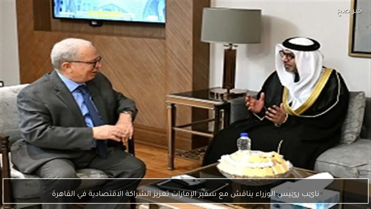 نائب رئيس الوزراء يناقش مع سفير الإمارات تعزيز الشراكة الاقتصادية في القاهرة