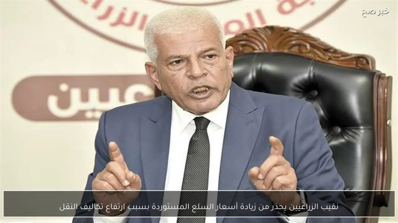 نقيب الزراعيين يحذر من زيادة أسعار السلع المستوردة بسبب ارتفاع تكاليف النقل