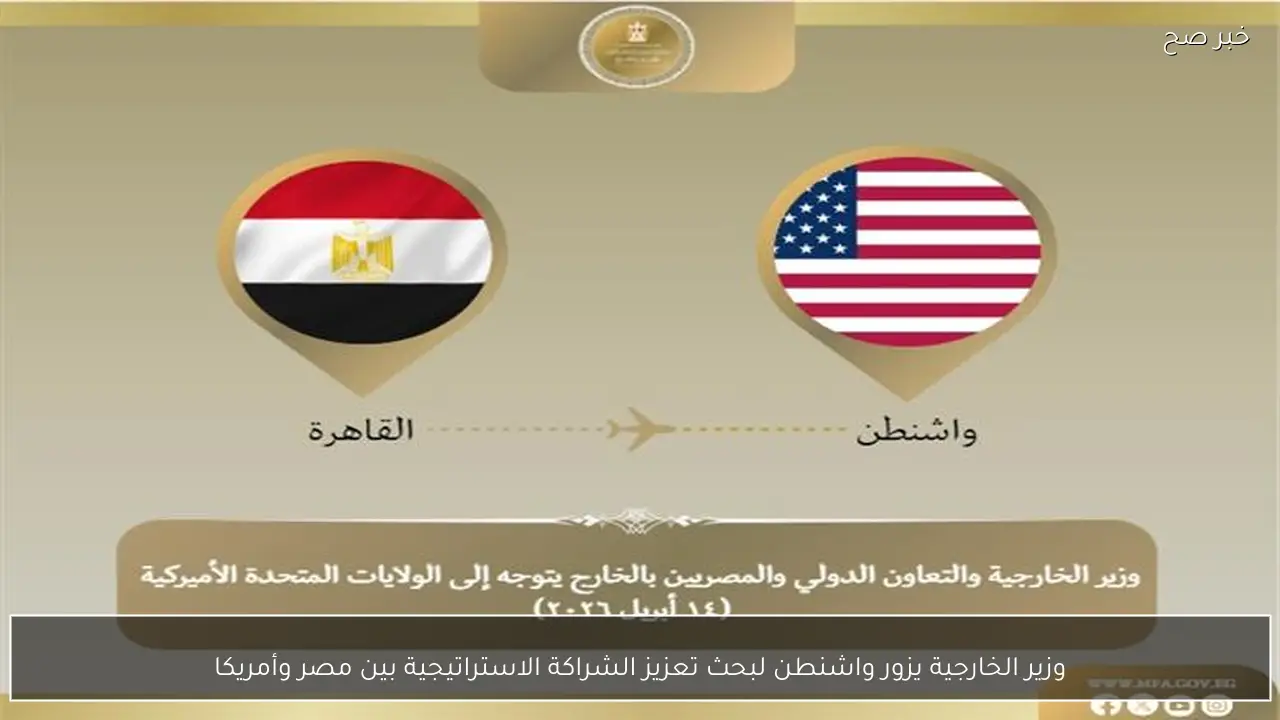 وزير الخارجية يزور واشنطن لبحث تعزيز الشراكة الاستراتيجية بين مصر وأمريكا